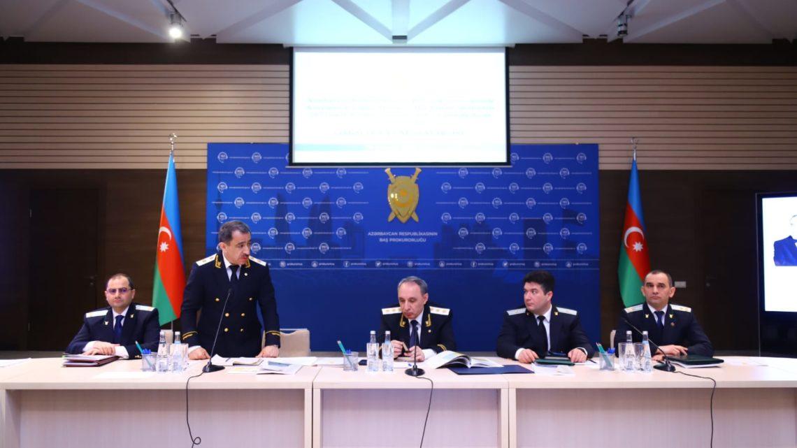 Baş prokuror yanında Korrupsiyaya qarşı Mübarizə Baş İdarəsində geniş əməliyyat müşavirəsi keçirilib