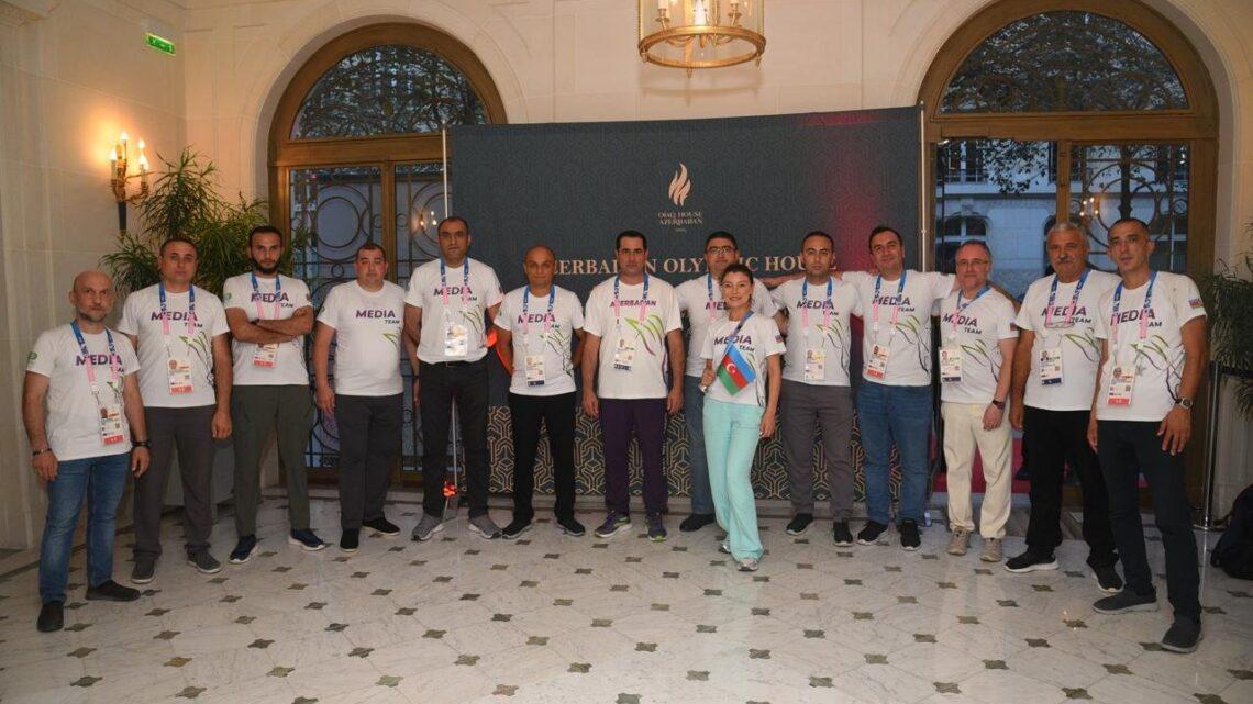 Parisdə Olimpiya Evində Azərbaycan idmançıları ilə görüş keçirilib