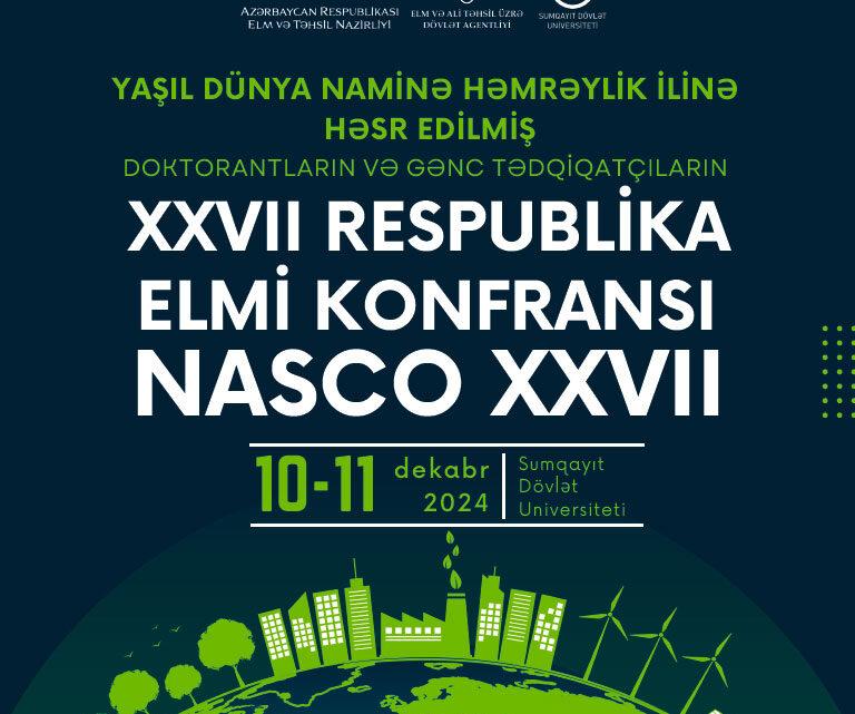 XXVII Respublika elmi konfransı