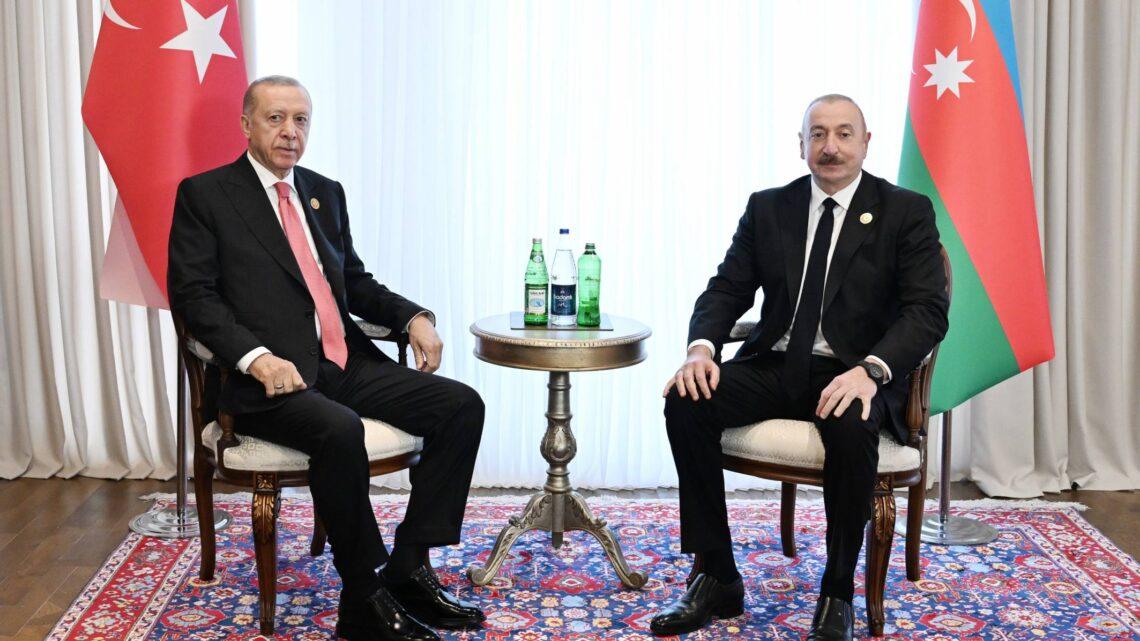 Prezident İlham Əliyev Xankəndidə Türkiyə Prezidenti Rəcəb Tayyib Ərdoğanla görüşüb