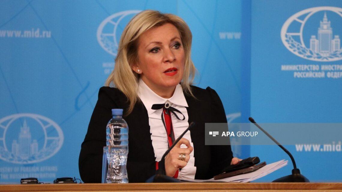 Zaxarova Paşinyanı Aİ ilə bağlı mövqeyinə görə tənqid edib: Belə insanlar şahmatda özlərinə qalib gəlir